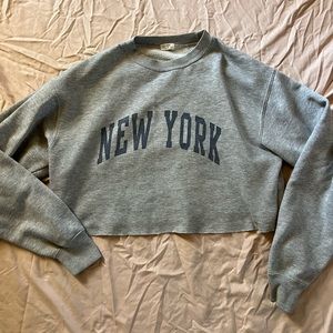 John galt New York crop sweater